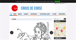 Desktop Screenshot of crous-corse.fr